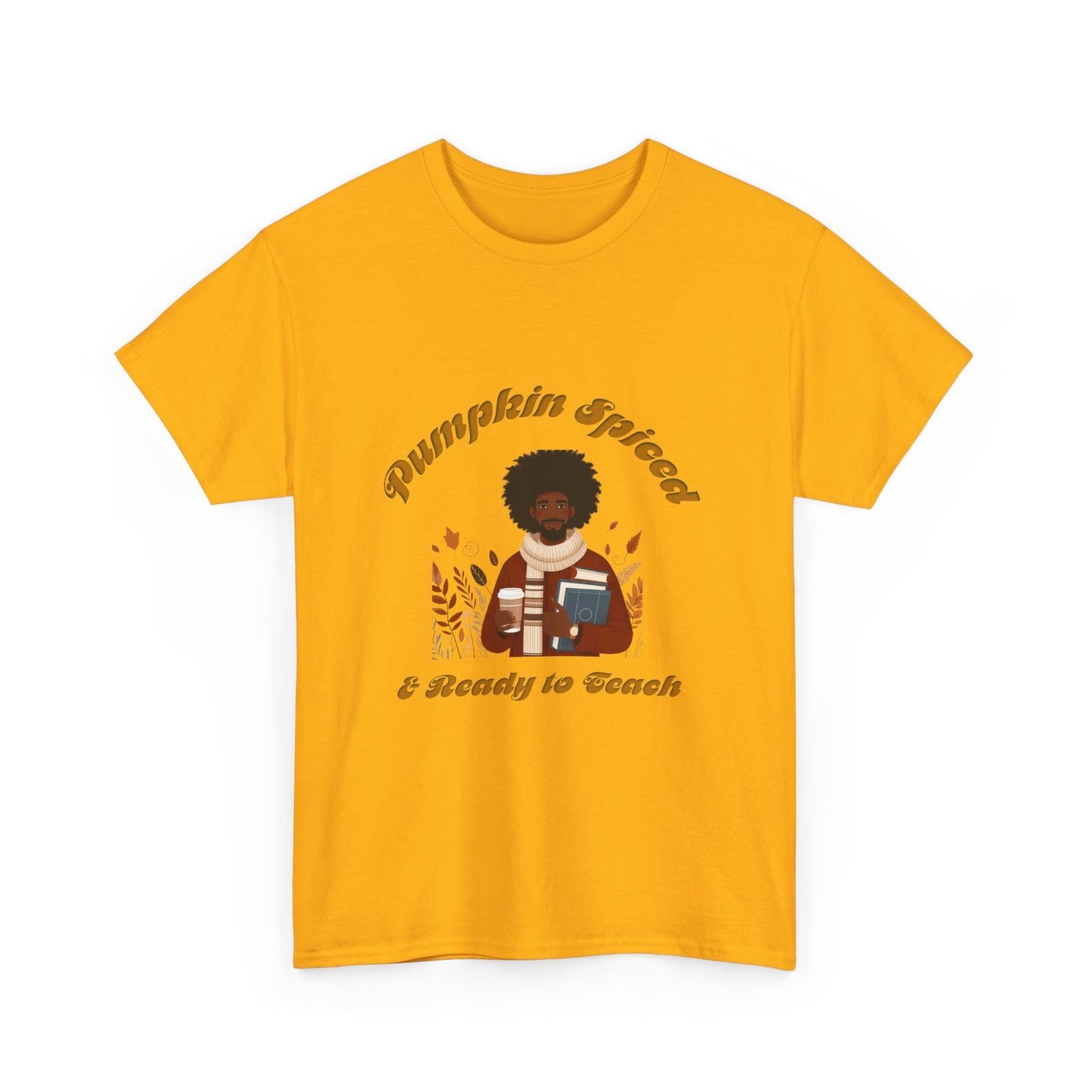 Pumpkin Spiced 4 Unisex Heavy Cotton Tee