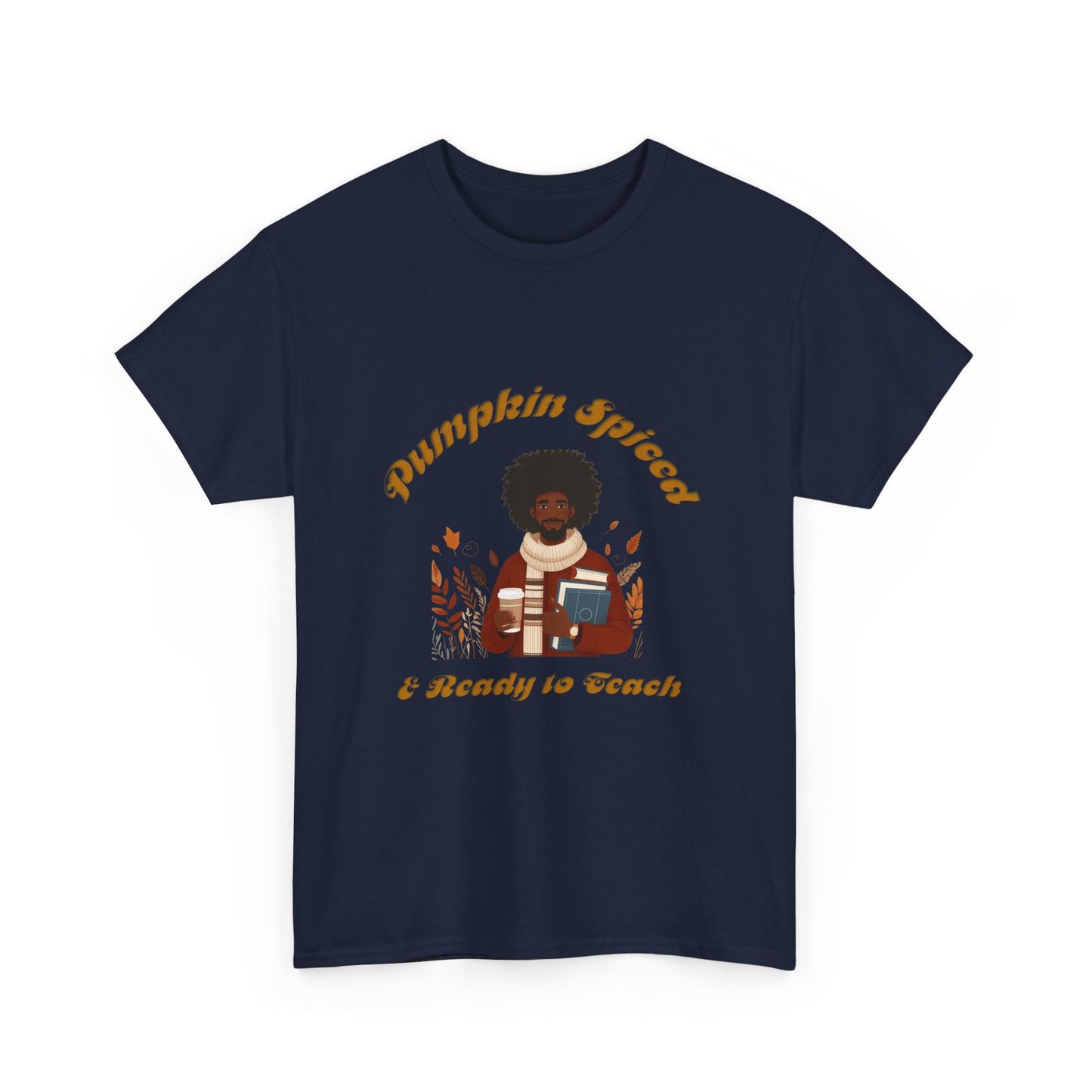 Pumpkin Spiced 4 Unisex Heavy Cotton Tee