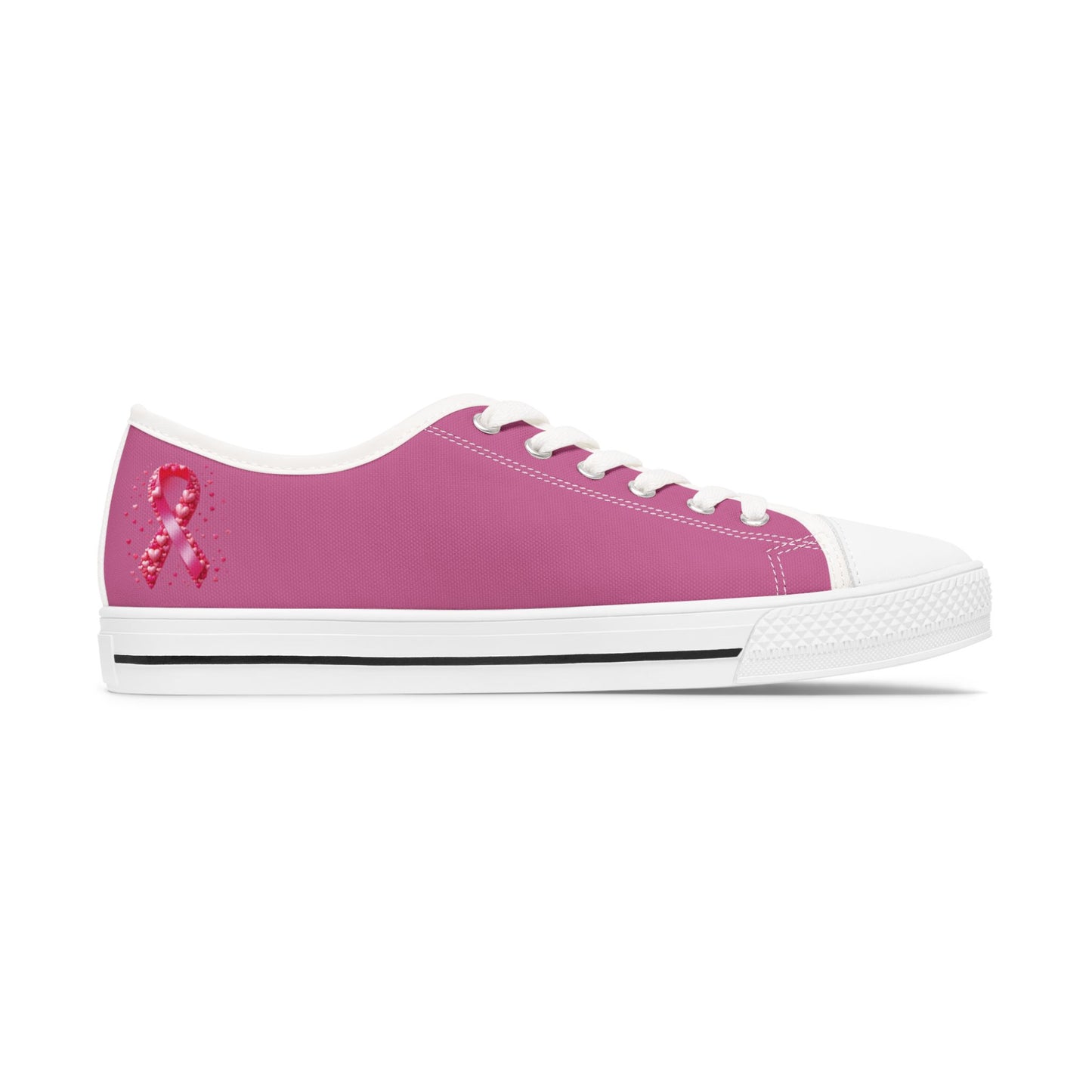 Pink October Women's Pink Low Top Sneakers