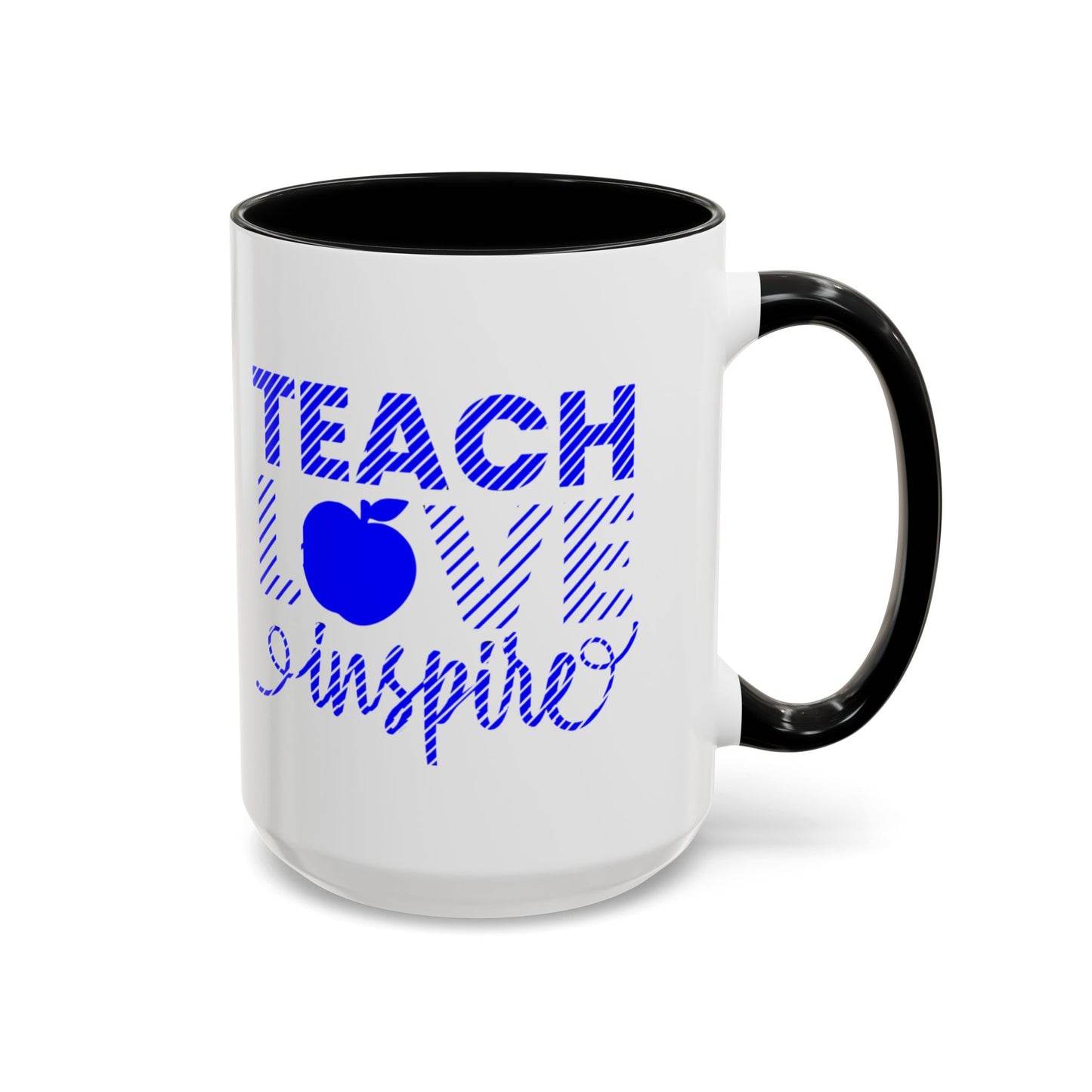 Teach Love Inspire Accent Coffee Mug