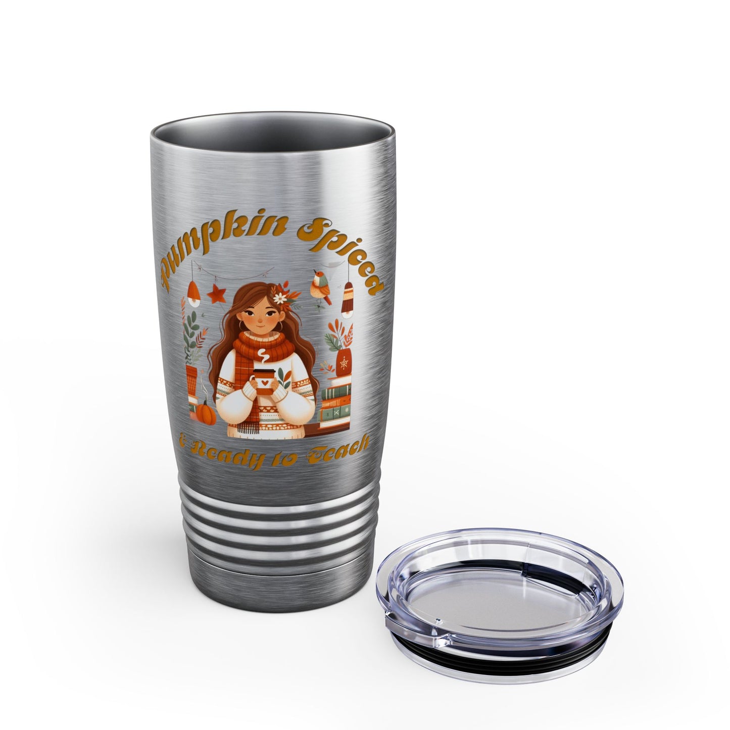 Pumpkin Spice 3 Ringneck Tumbler, 20oz
