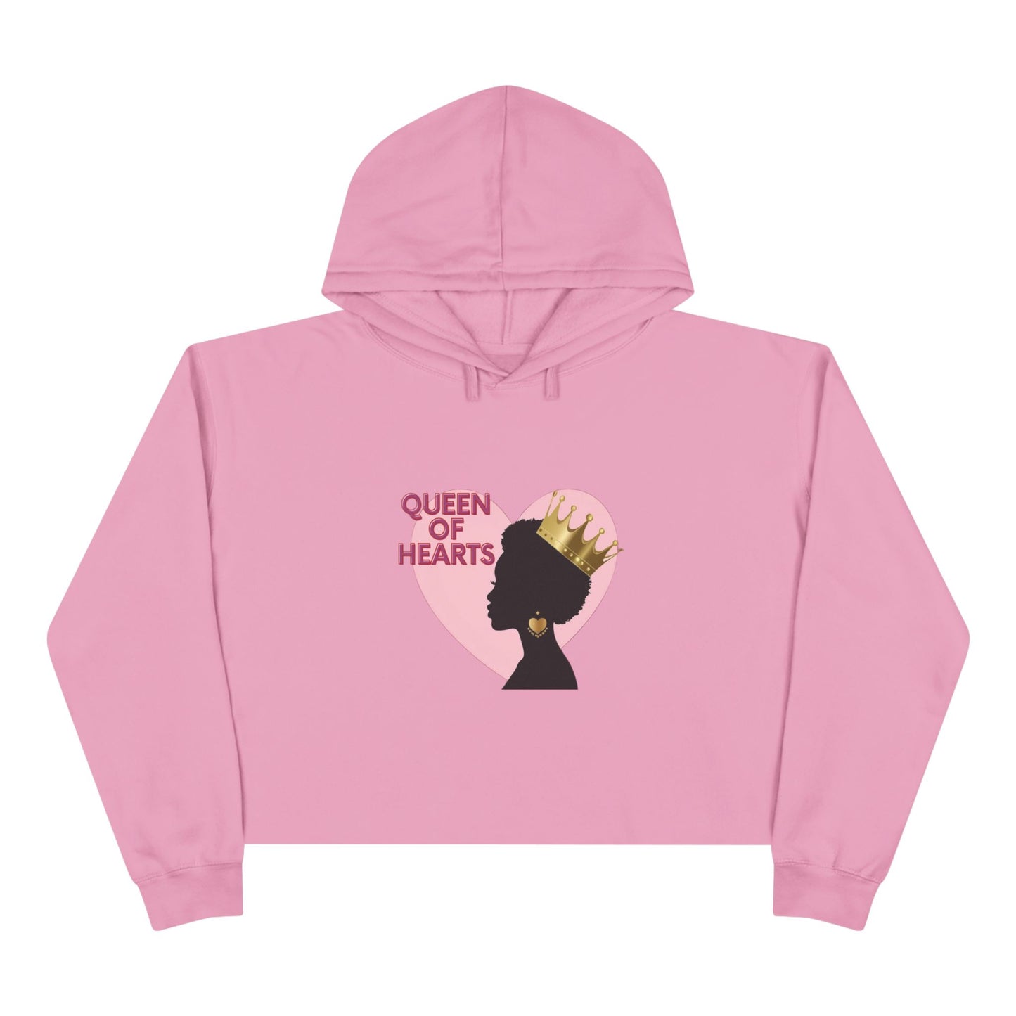 Queen of Hearts Crop Hoodie