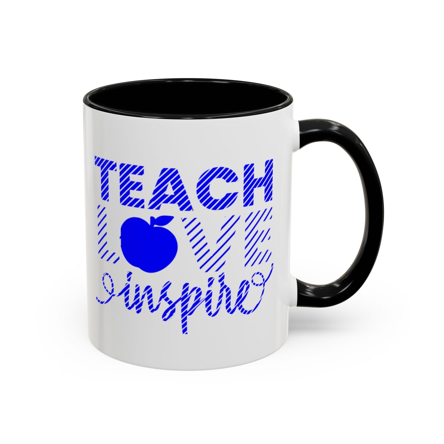 Teach Love Inspire Accent Coffee Mug