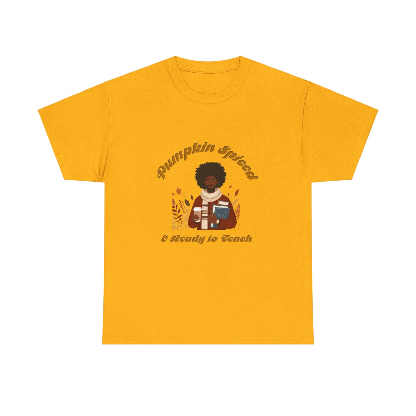 Pumpkin Spiced 4 Unisex Heavy Cotton Tee
