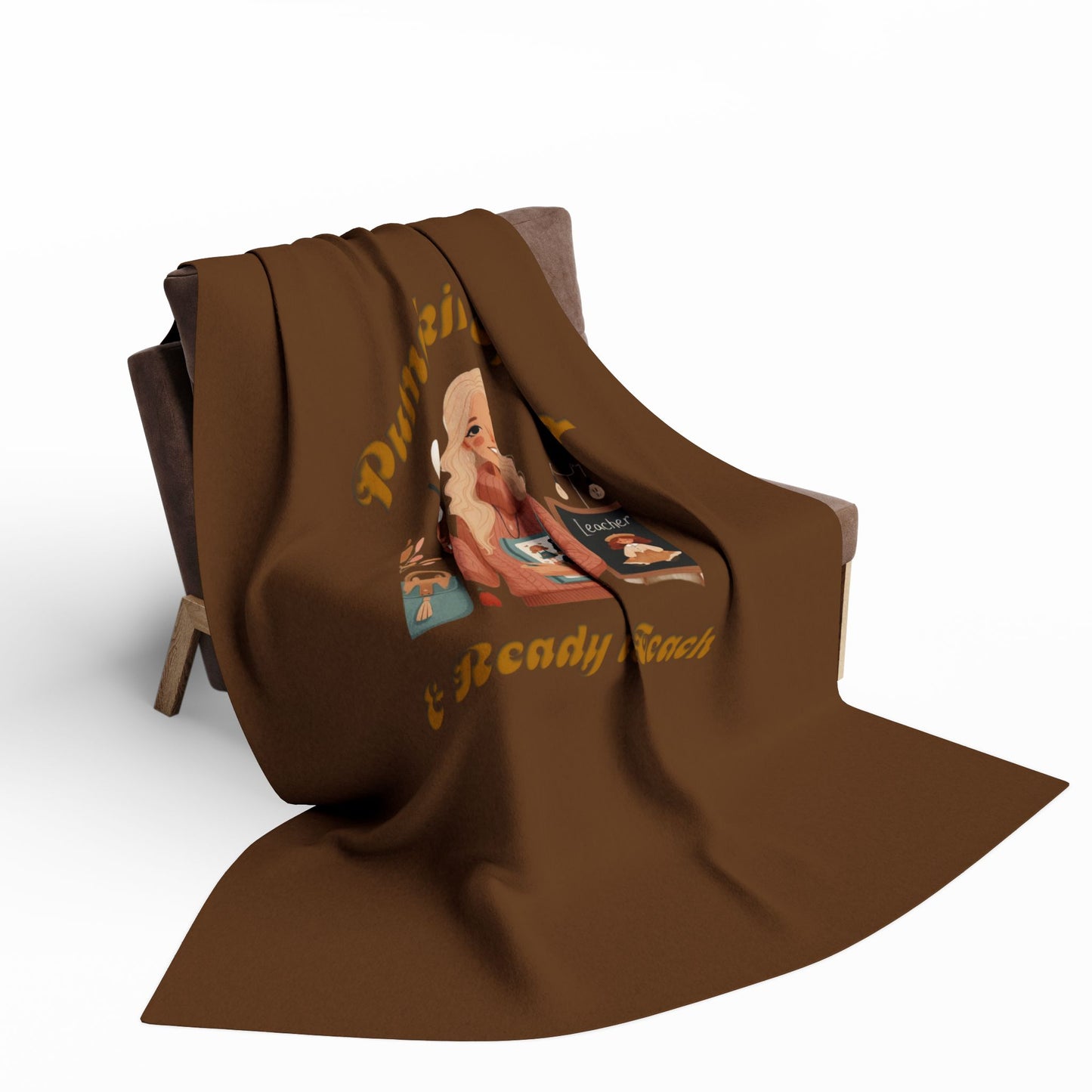 Pumpkin Spiced 6 Arctic Fleece Blanket