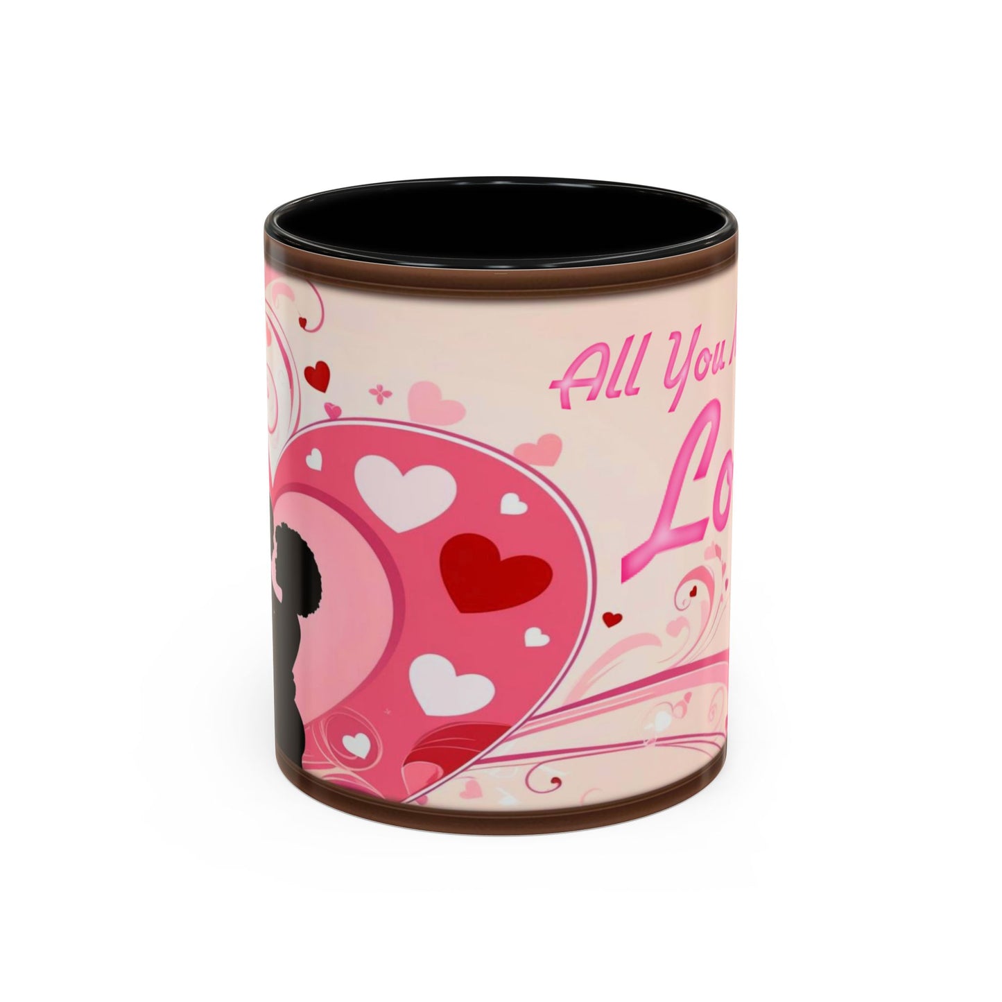 All You Need Is Love Valentine’s Accent Coffee Mug (11oz, 15oz)