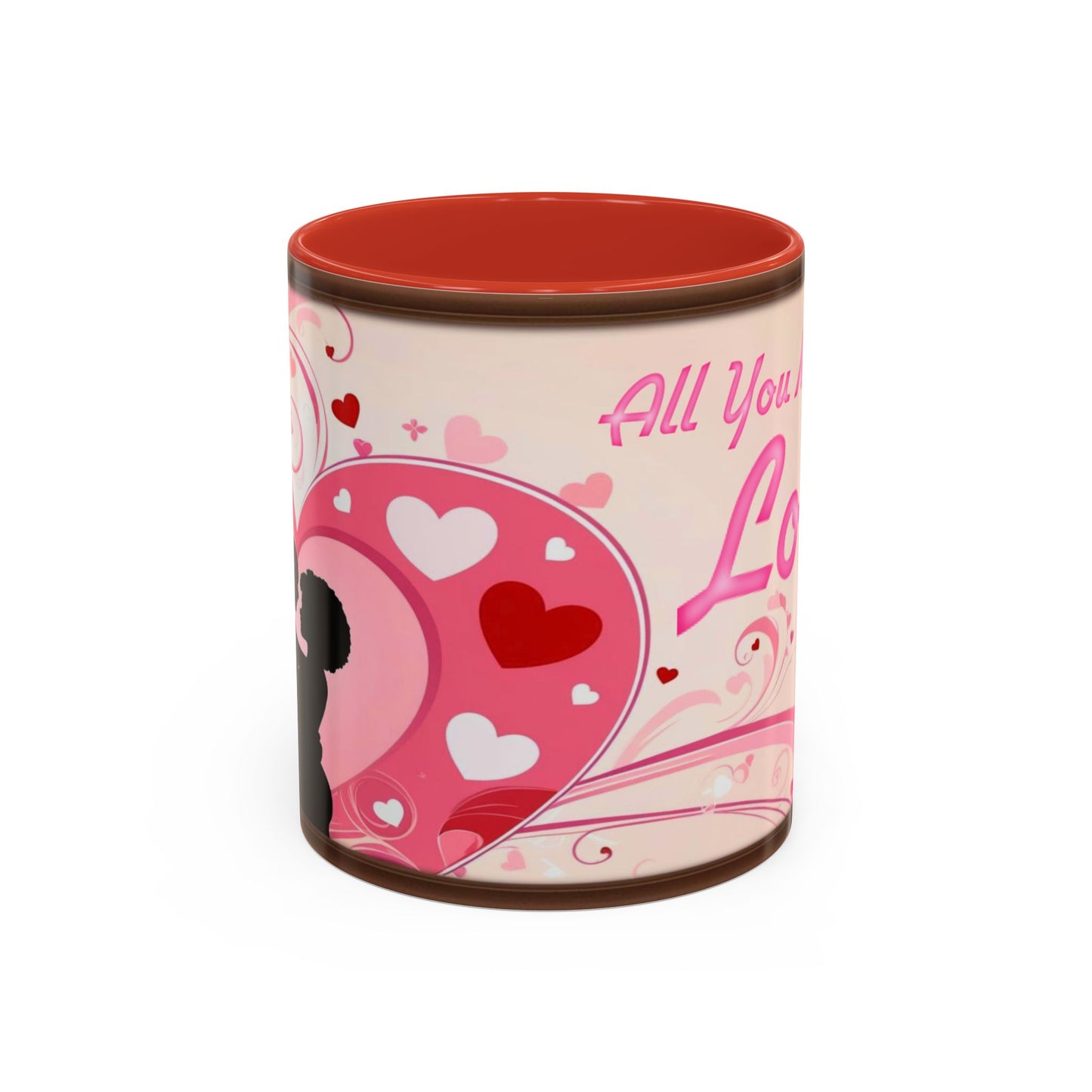 All You Need Is Love Valentine’s Accent Coffee Mug (11oz, 15oz)