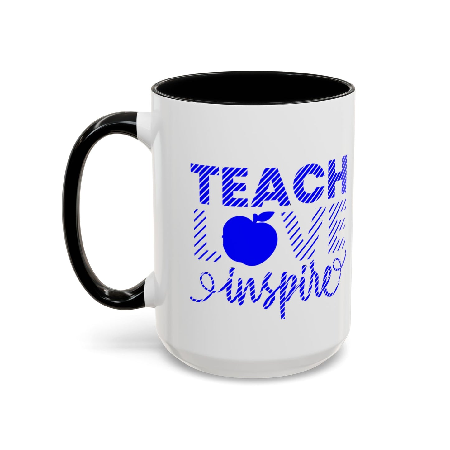Teach Love Inspire Accent Coffee Mug