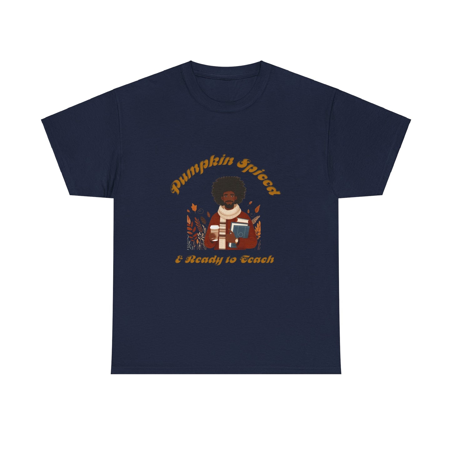 Pumpkin Spiced 4 Unisex Heavy Cotton Tee