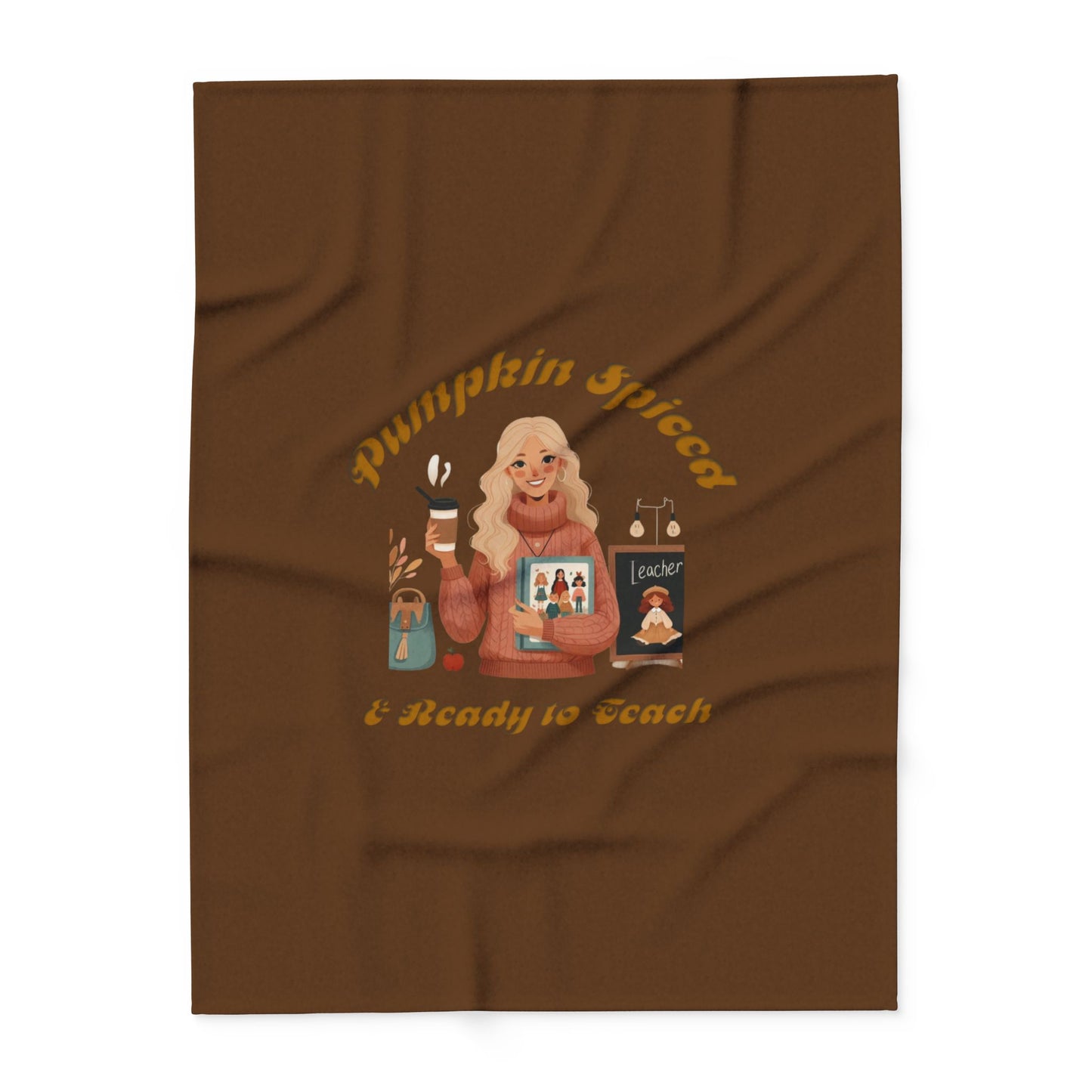 Pumpkin Spiced 6 Arctic Fleece Blanket