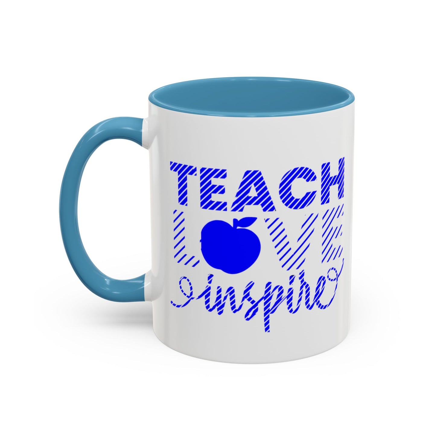 Teach Love Inspire Accent Coffee Mug