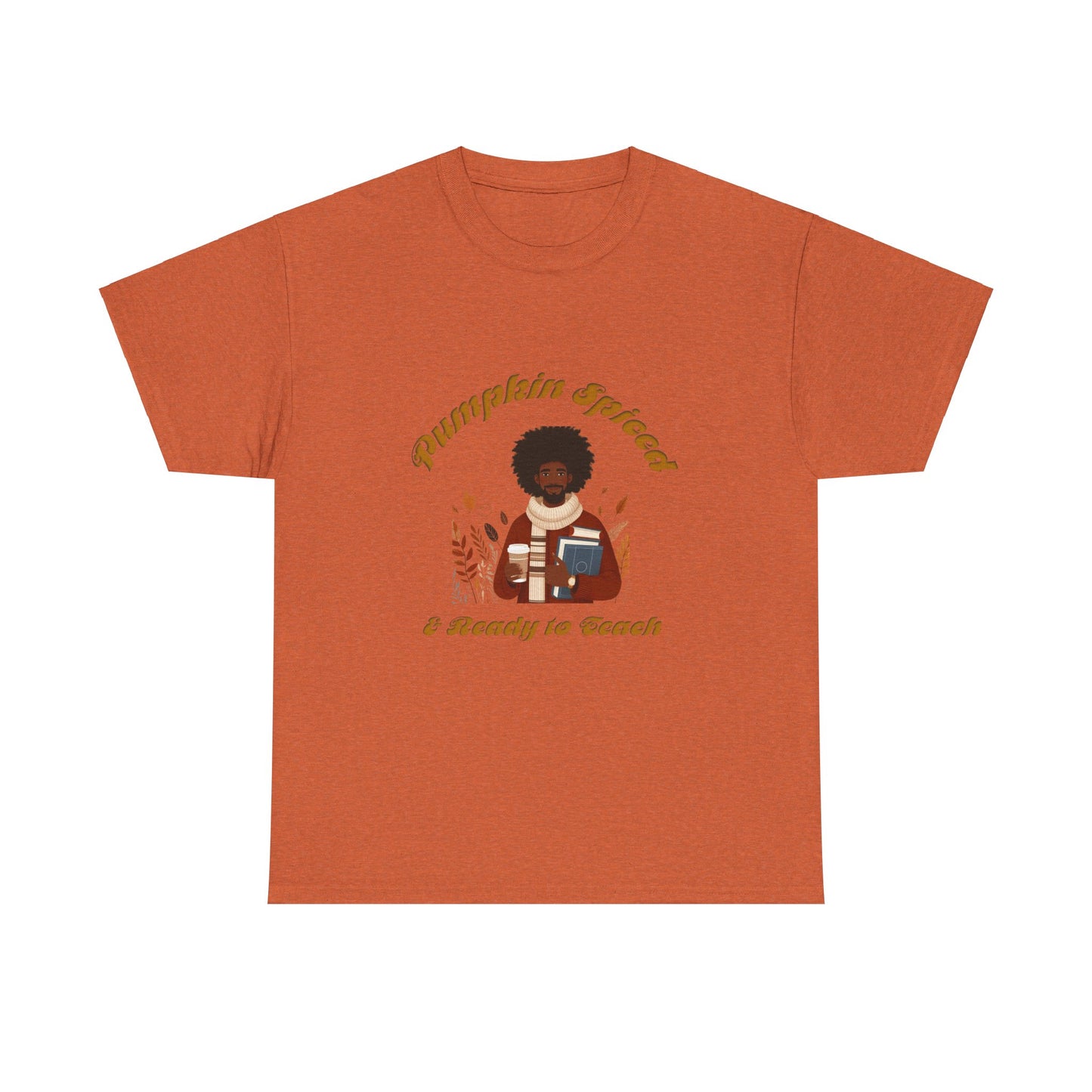 Pumpkin Spiced 4 Unisex Heavy Cotton Tee