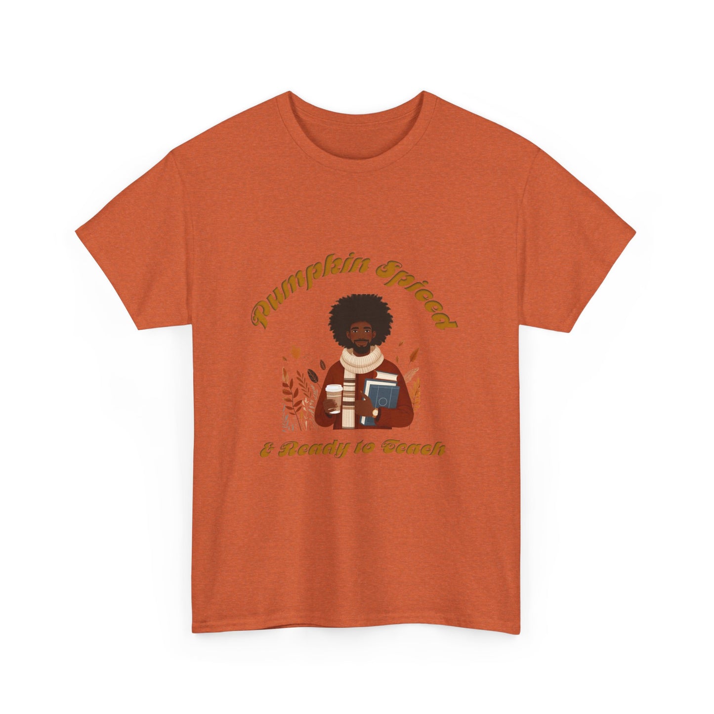 Pumpkin Spiced 4 Unisex Heavy Cotton Tee