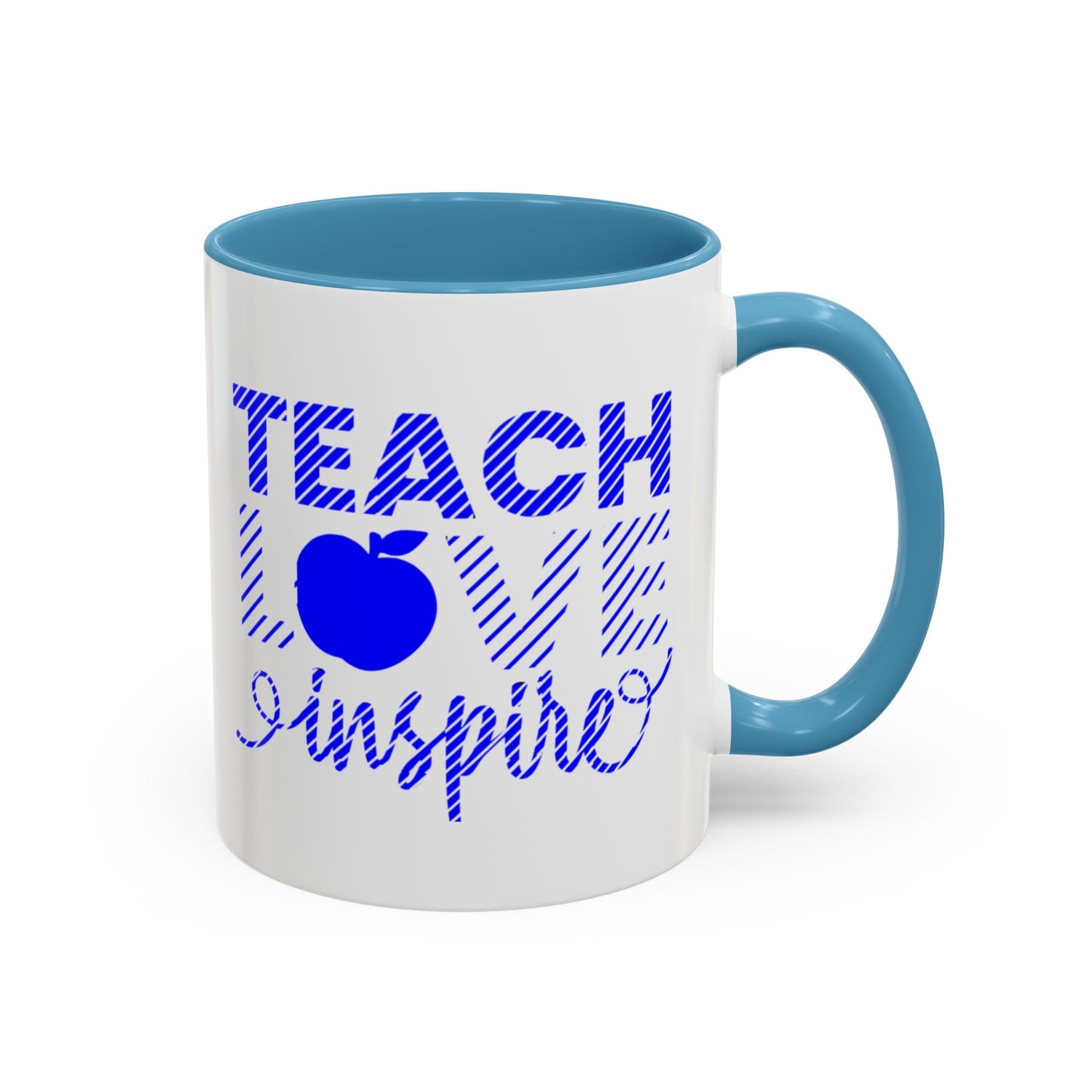 Teach Love Inspire Accent Coffee Mug