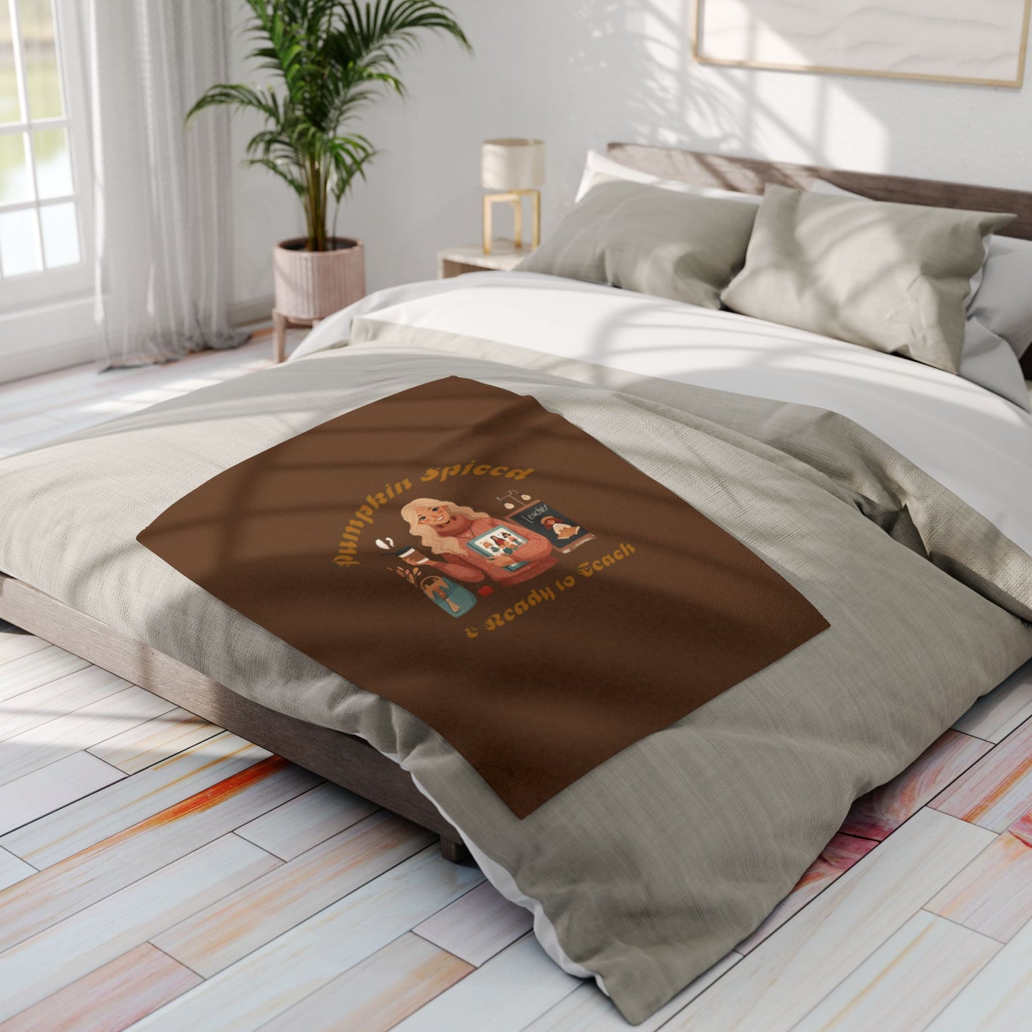 Pumpkin Spiced 6 Arctic Fleece Blanket