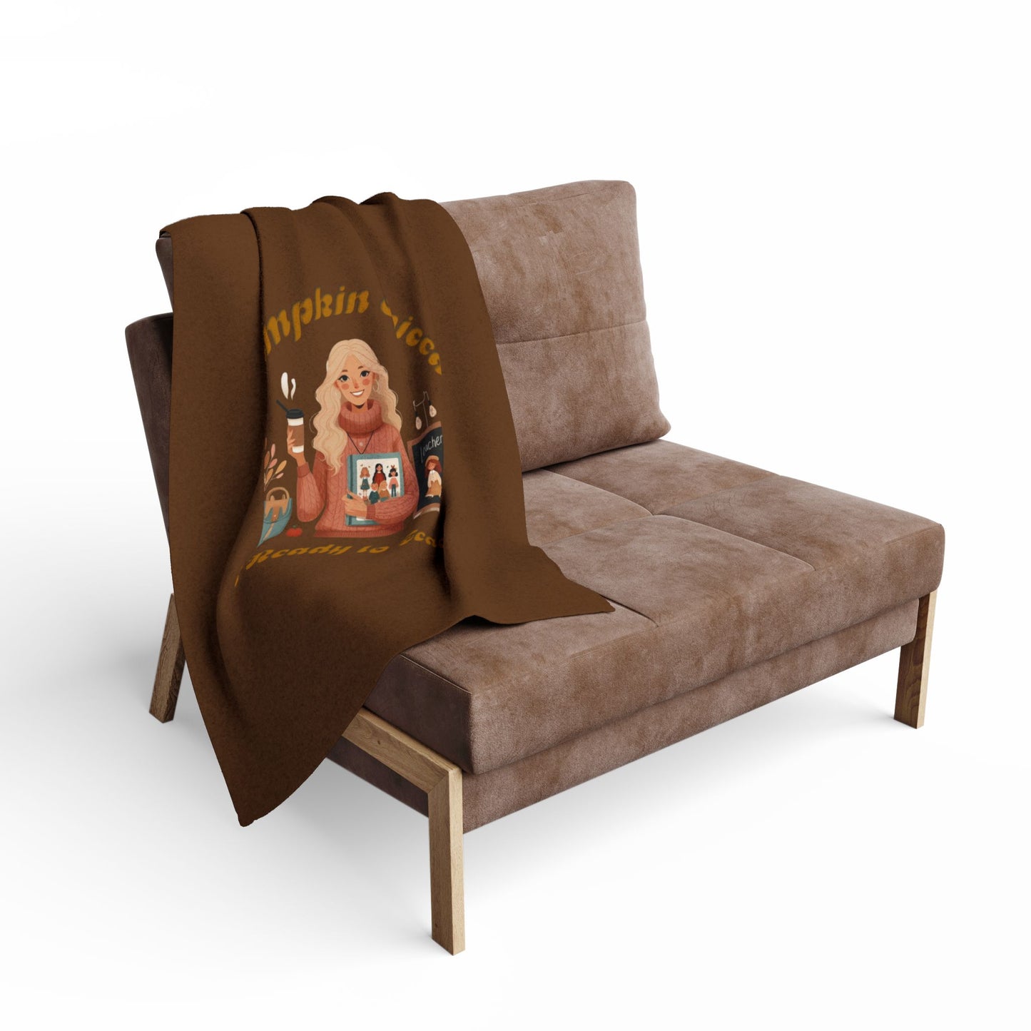 Pumpkin Spiced 6 Arctic Fleece Blanket