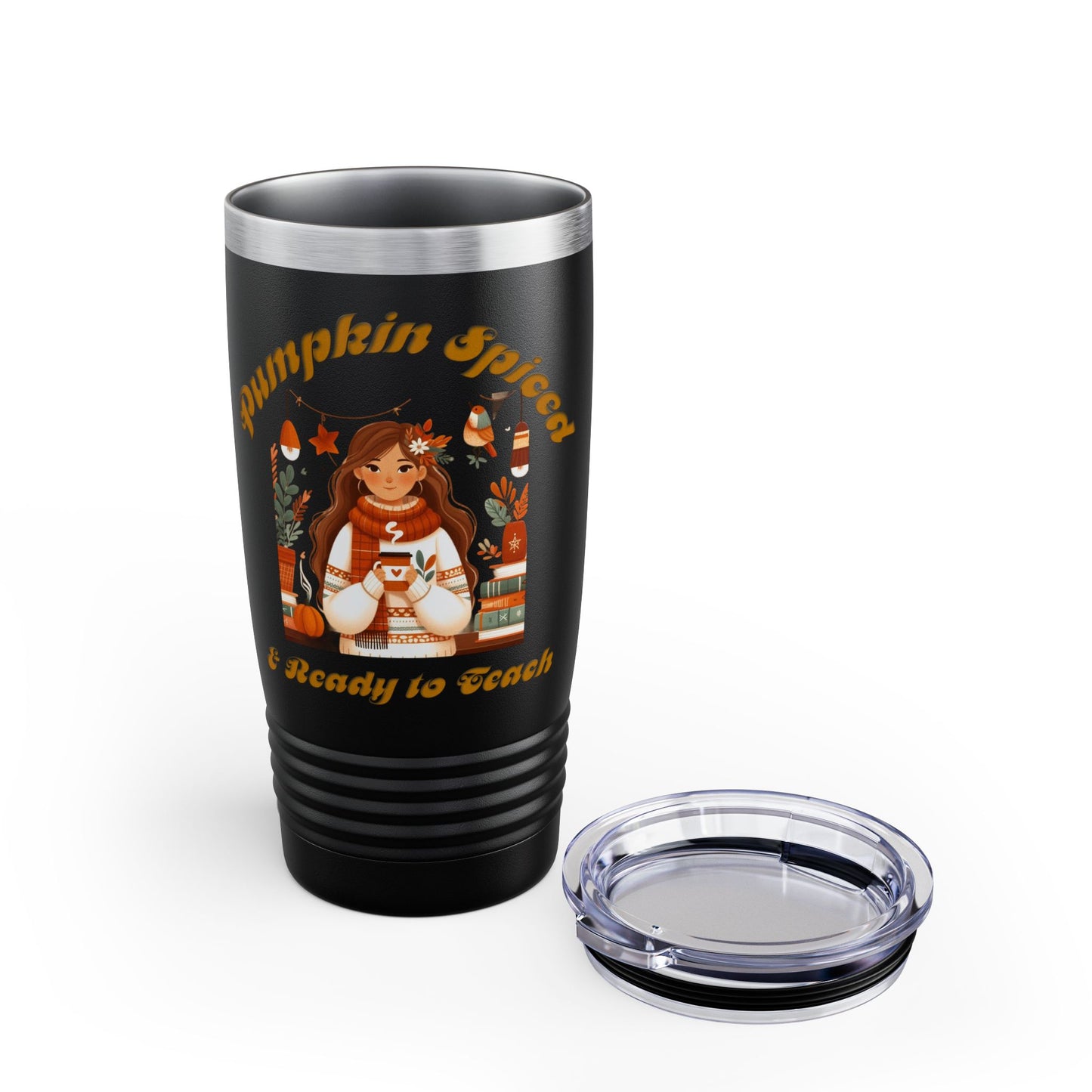 Pumpkin Spice 3 Ringneck Tumbler, 20oz