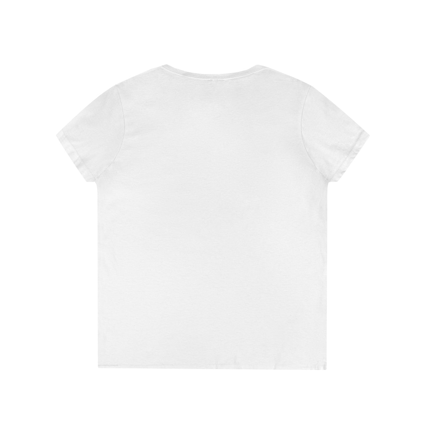 Just Me Vibes Valentine Ladies V-Neck Tee