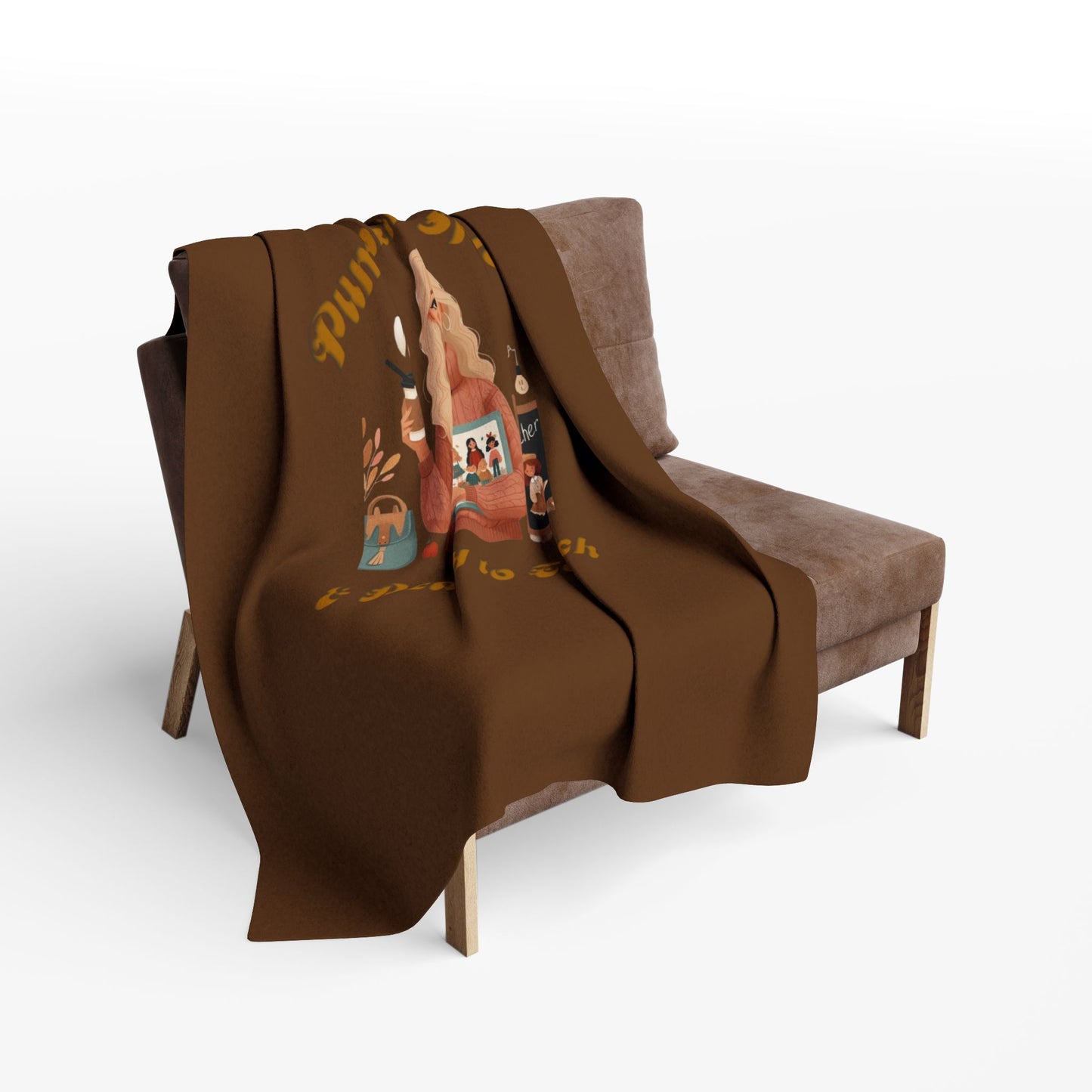 Pumpkin Spiced 6 Arctic Fleece Blanket
