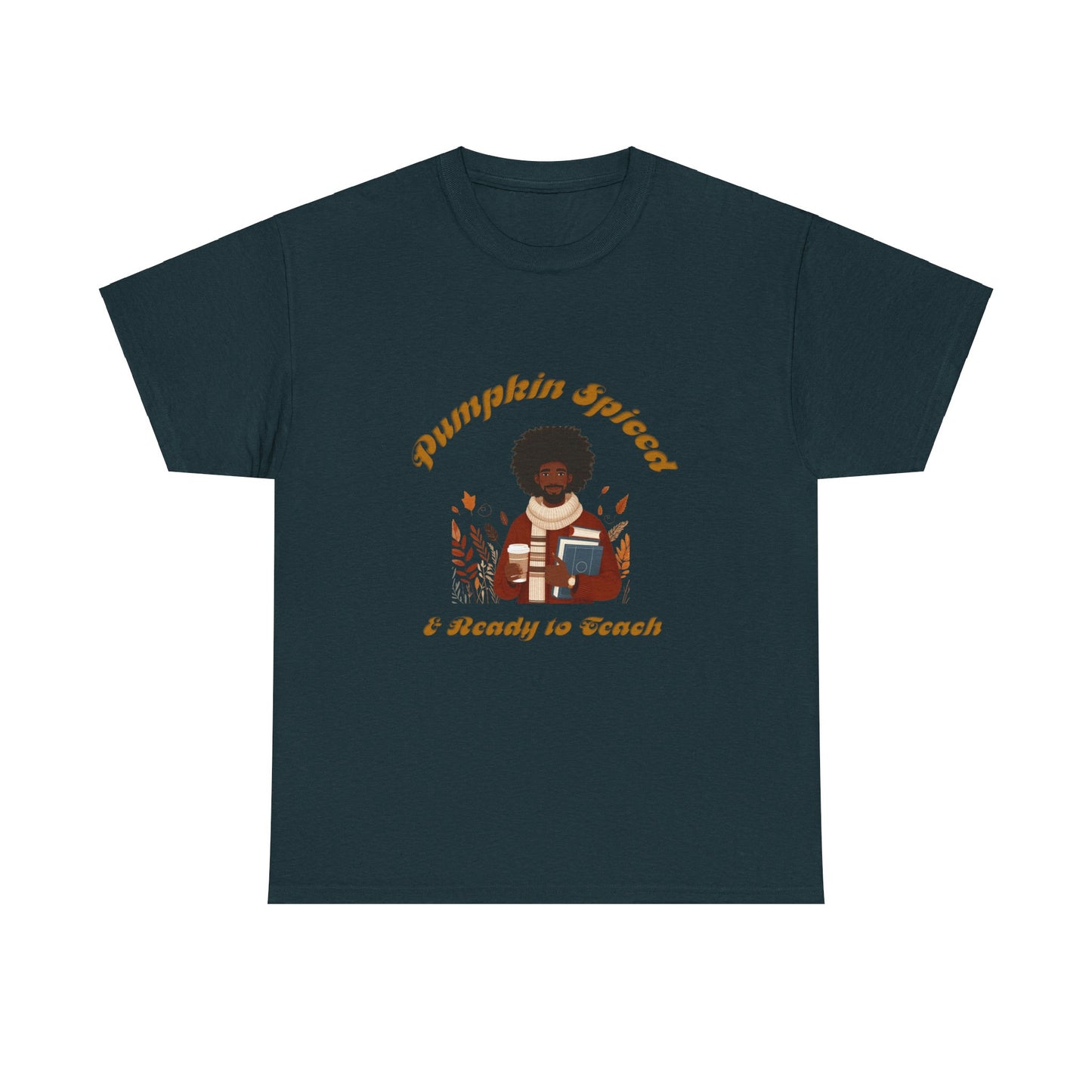 Pumpkin Spiced 4 Unisex Heavy Cotton Tee