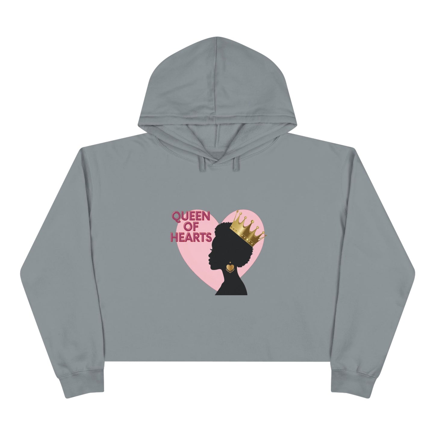 Queen of Hearts Crop Hoodie