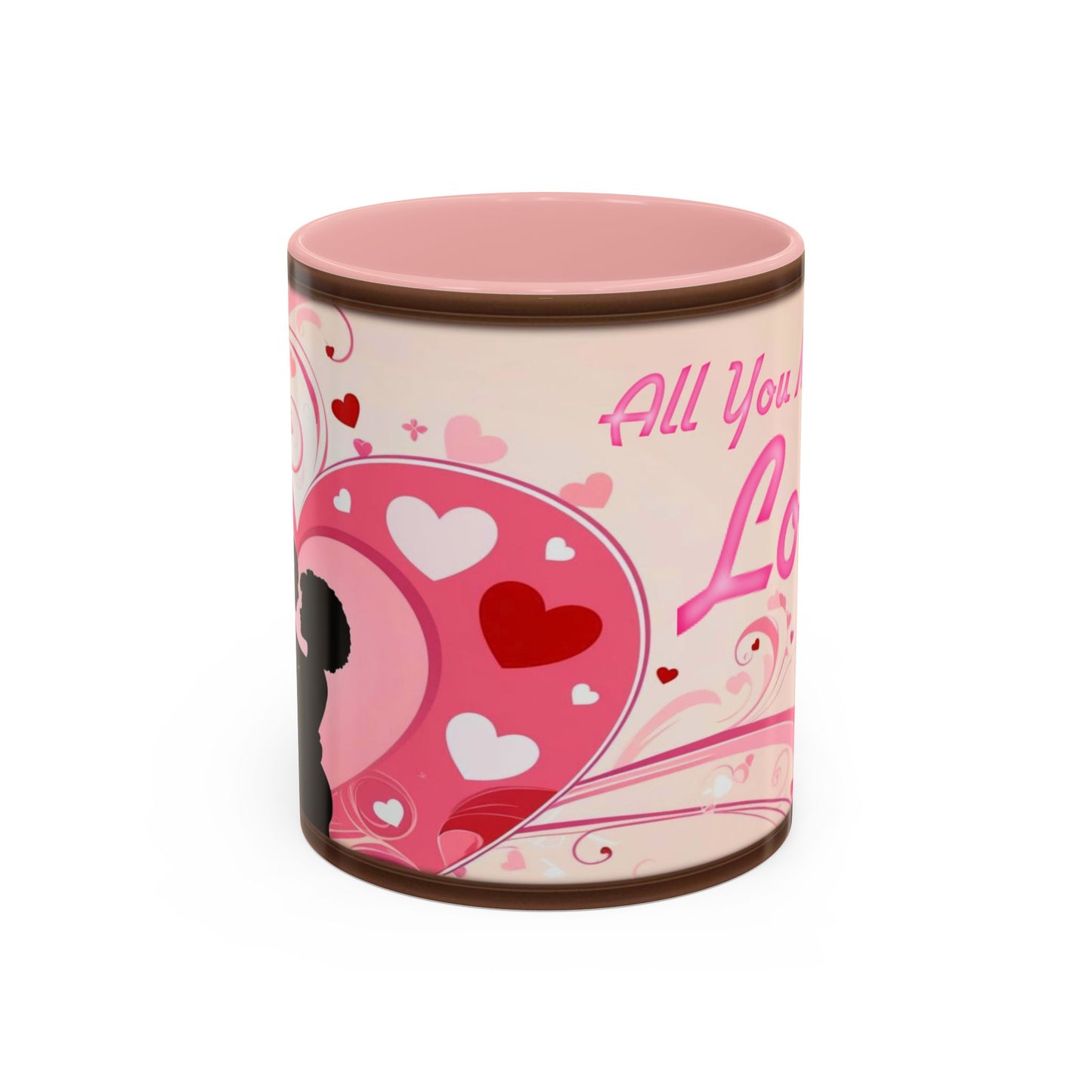 All You Need Is Love Valentine’s Accent Coffee Mug (11oz, 15oz)