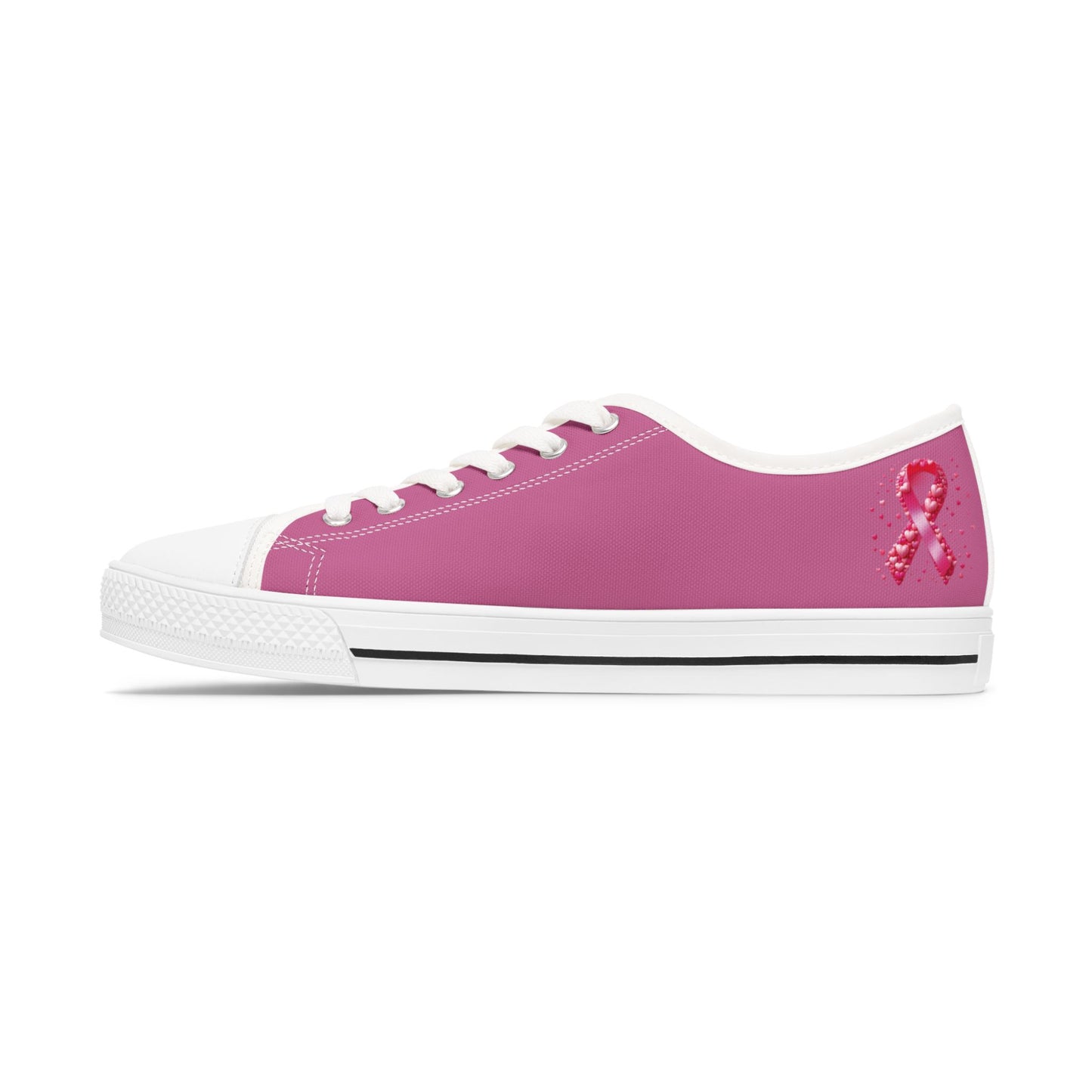 Pink October Women's Pink Low Top Sneakers