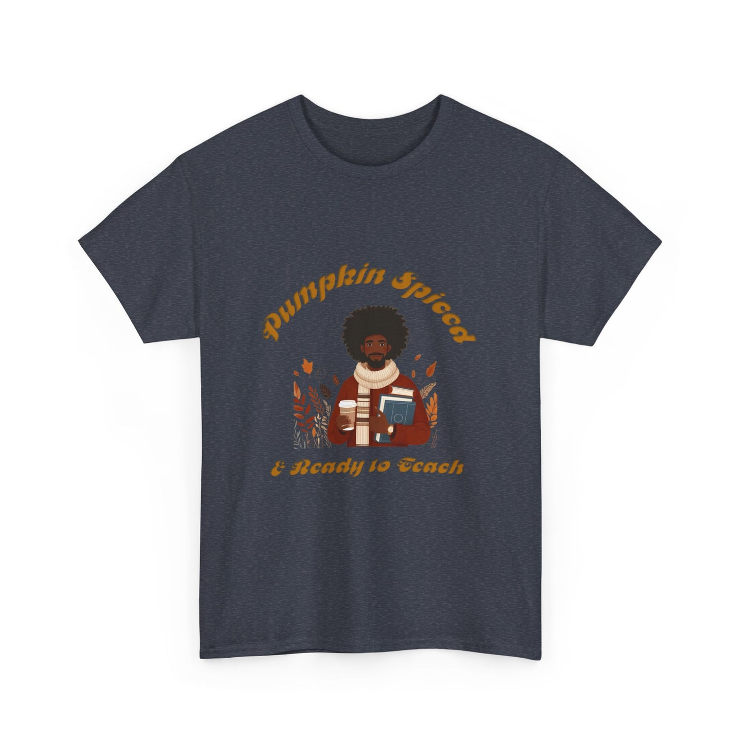 Pumpkin Spiced 4 Unisex Heavy Cotton Tee