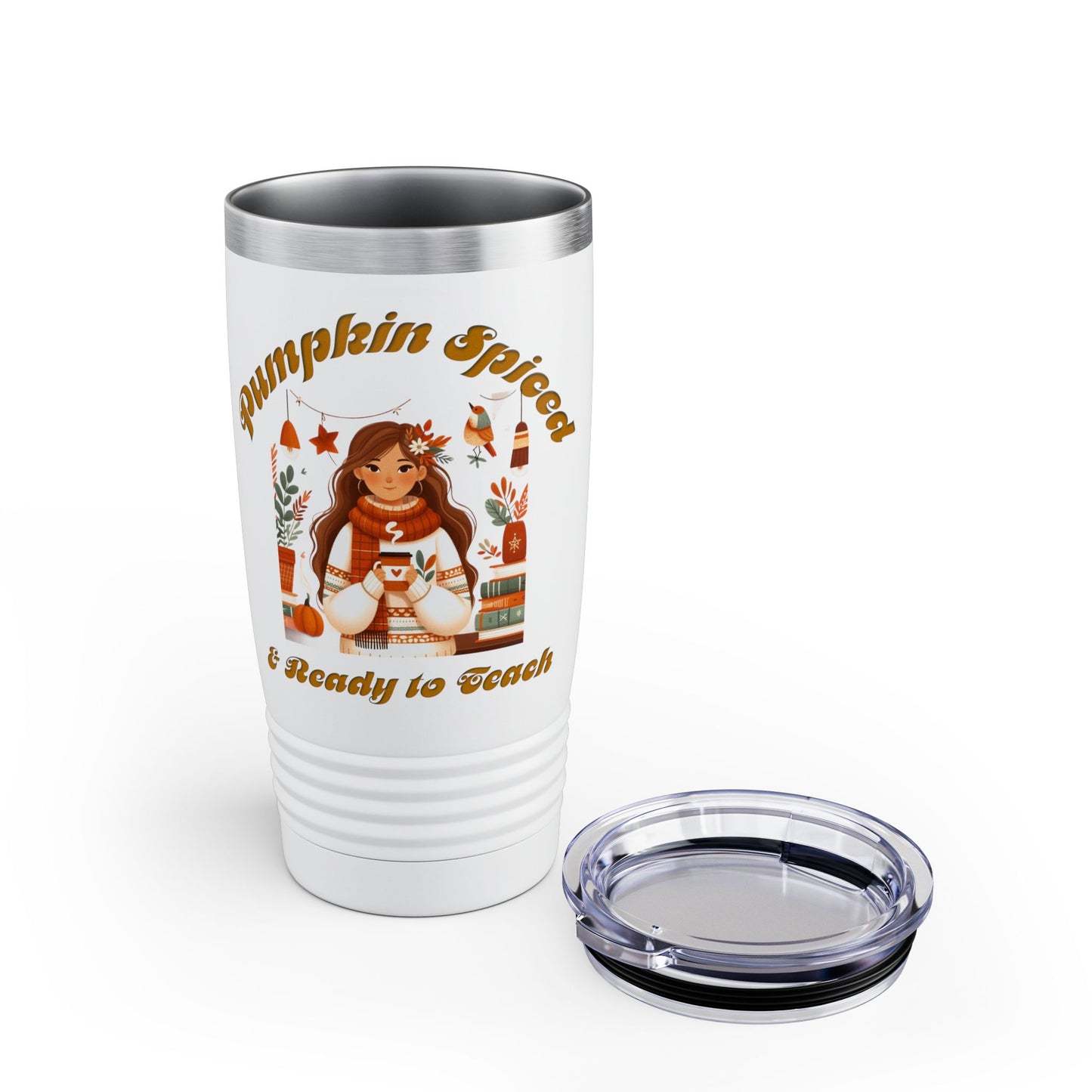 Pumpkin Spice 3 Ringneck Tumbler, 20oz
