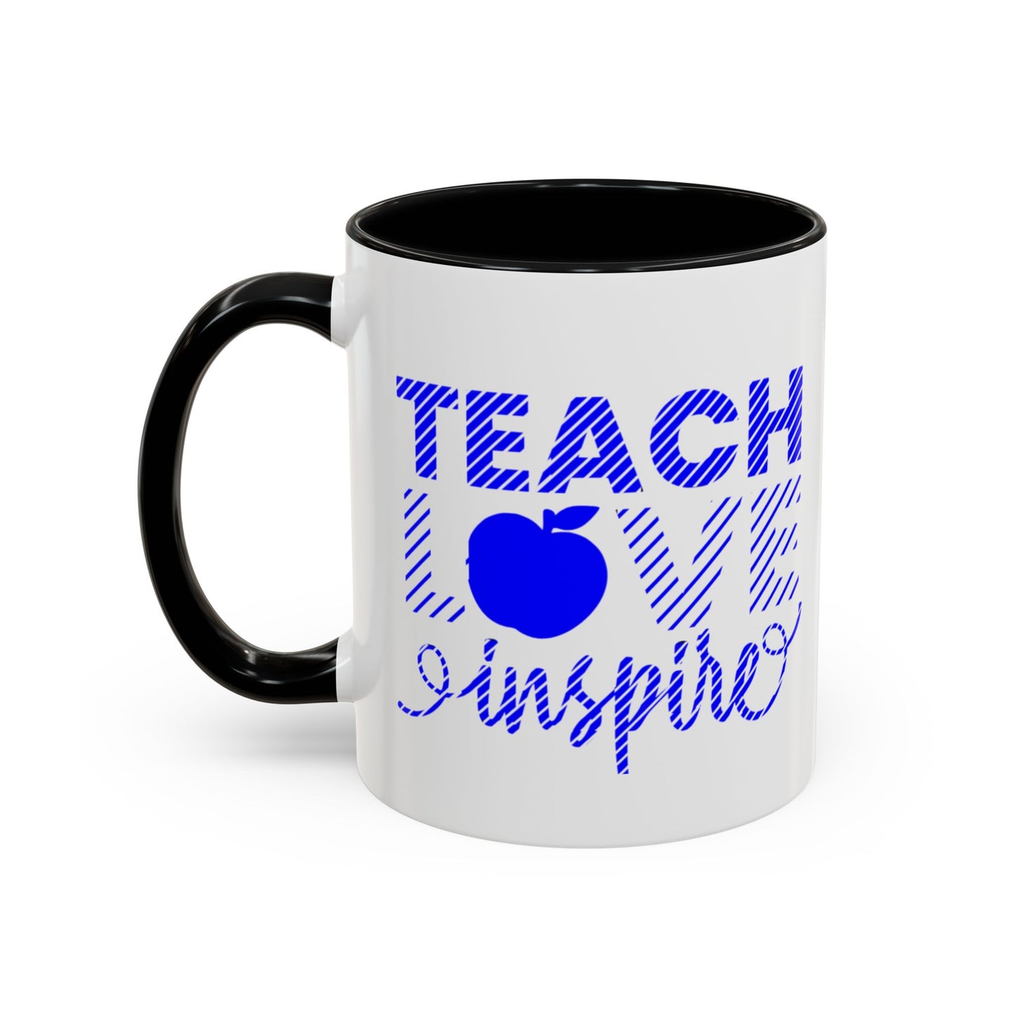 Teach Love Inspire Accent Coffee Mug
