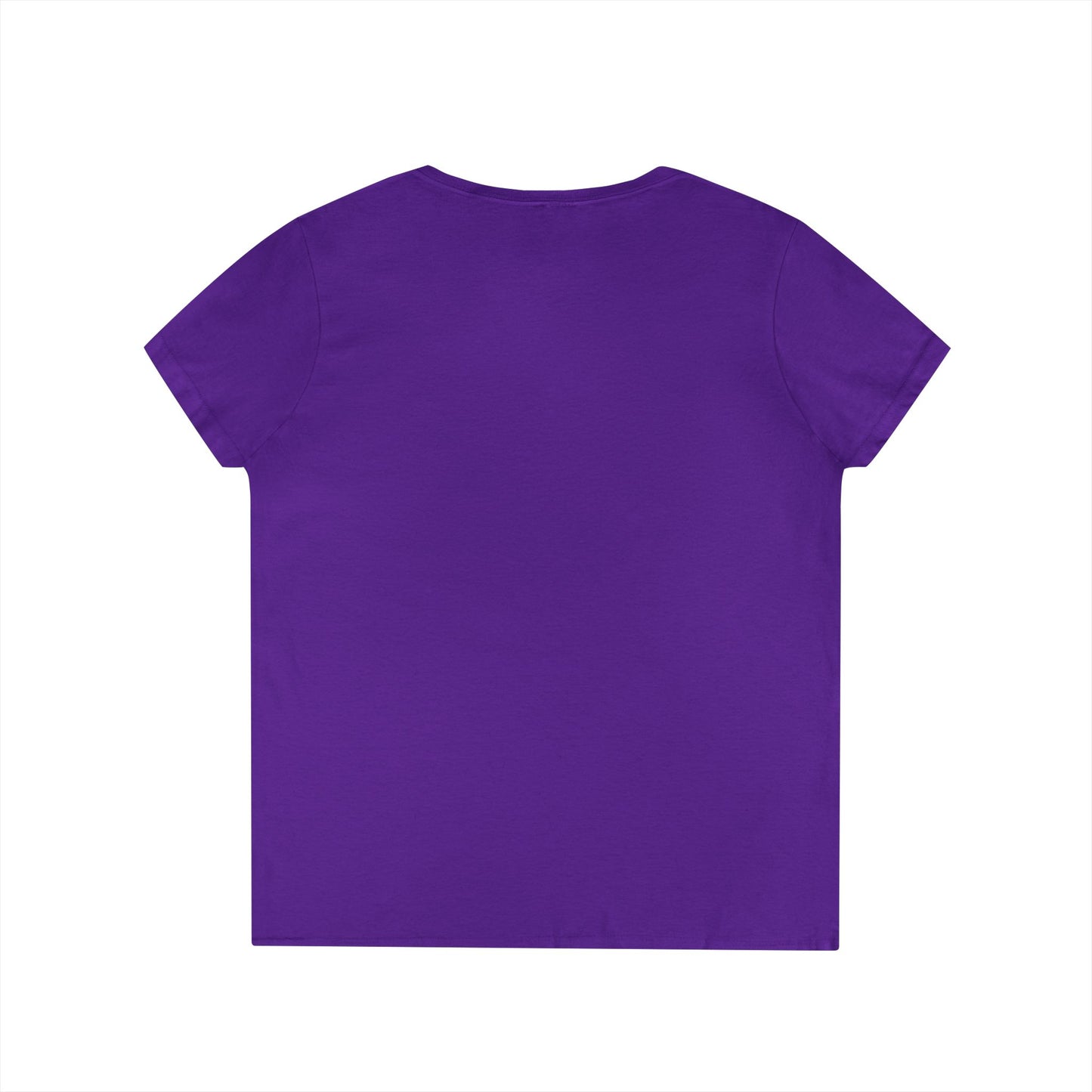 Just Me Vibes Valentine Ladies V-Neck Tee