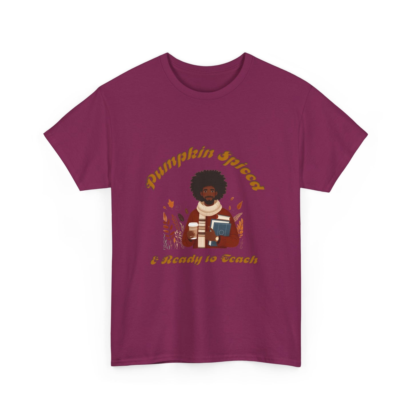 Pumpkin Spiced 4 Unisex Heavy Cotton Tee