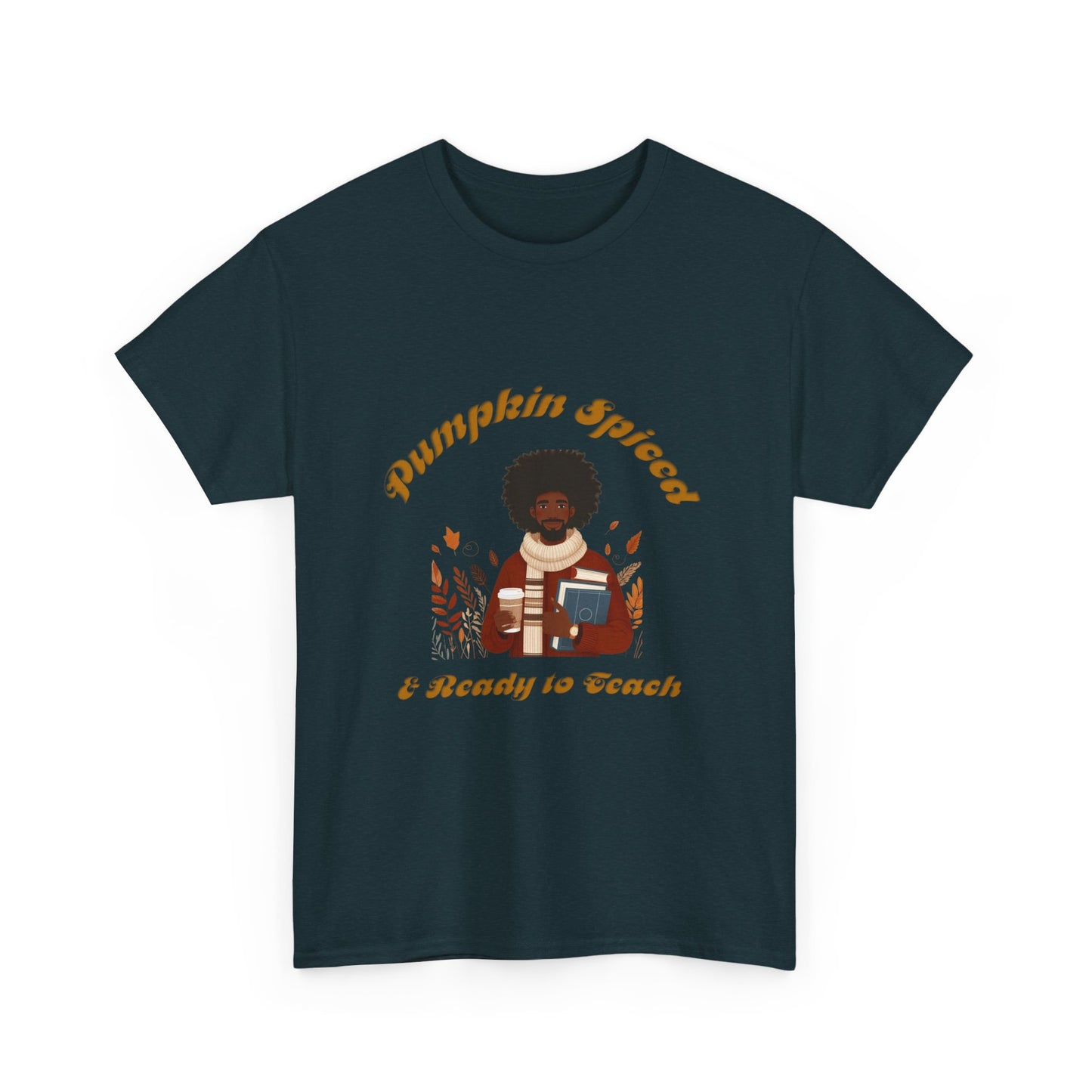 Pumpkin Spiced 4 Unisex Heavy Cotton Tee