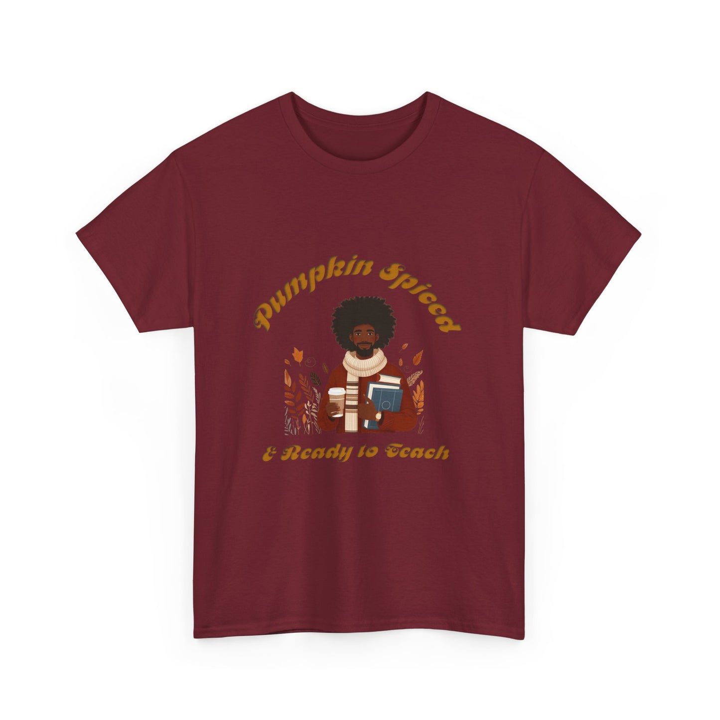 Pumpkin Spiced 4 Unisex Heavy Cotton Tee