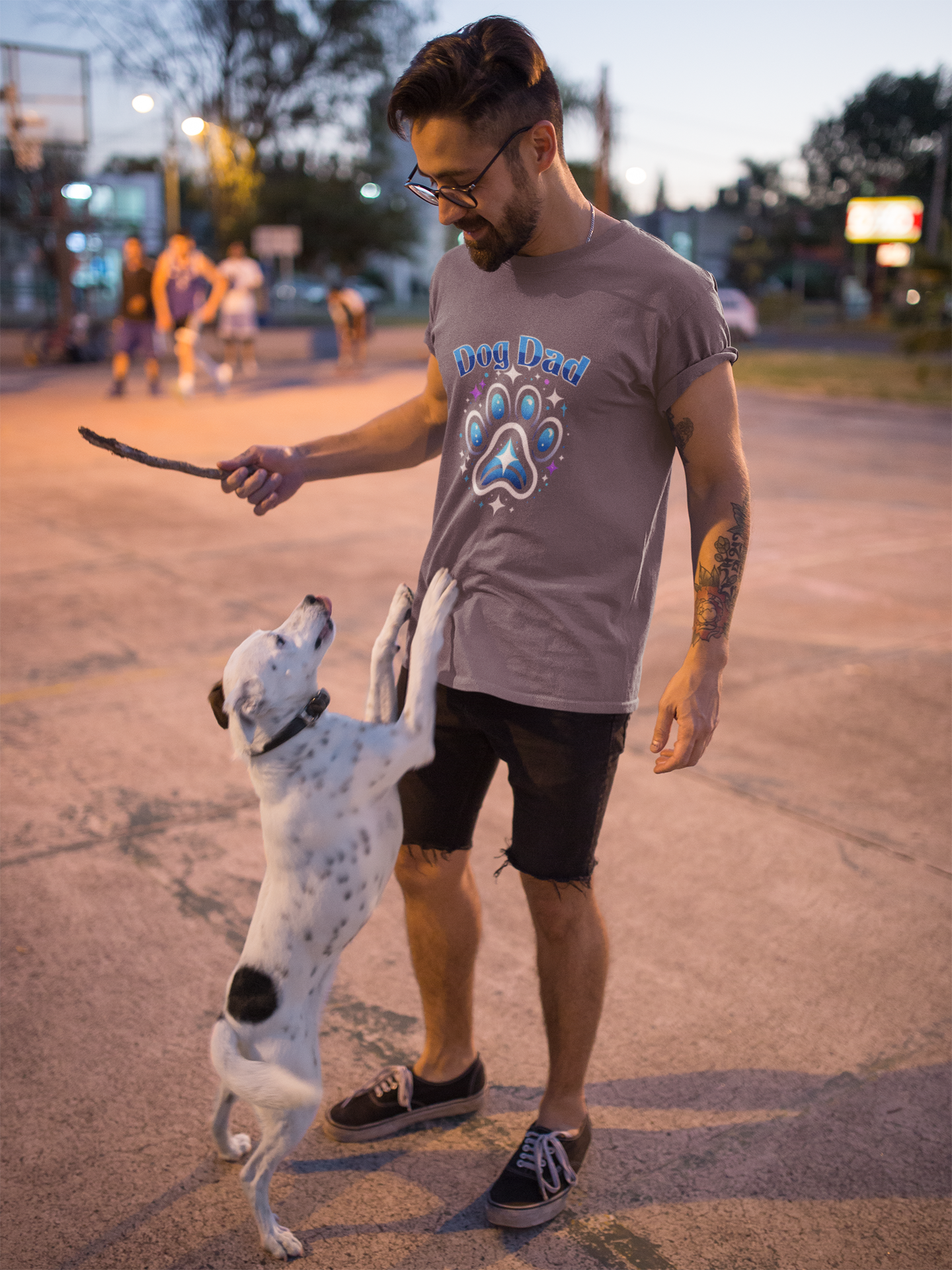 Dog Dad Unisex Heavy Cotton Tee
