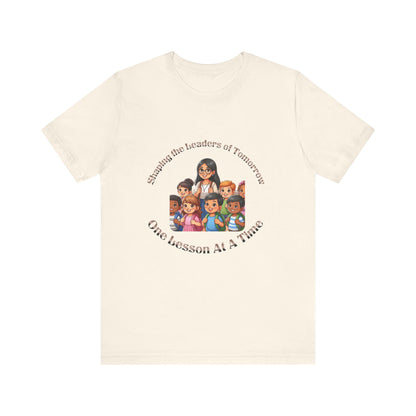Shaping the Leaders of Tomorrow Unisex Jersey Short Sleeve Tee