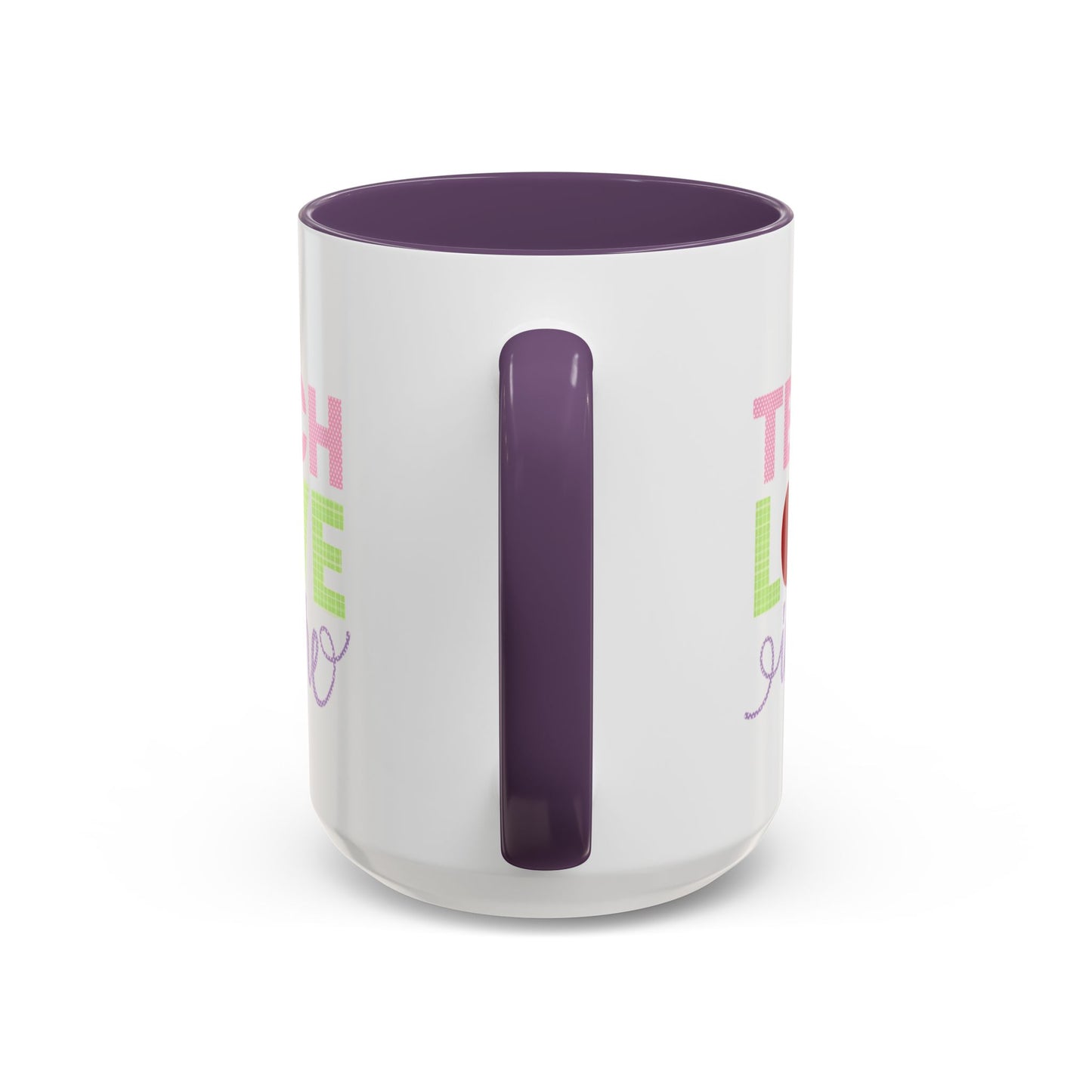 Teach Love Inspire Accent Coffee Mug