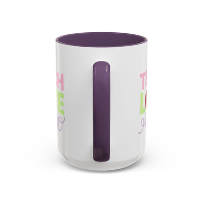 Teach Love Inspire Accent Coffee Mug