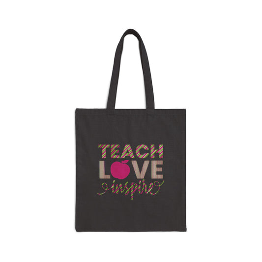 Teach Love Inspire Teacher Tote Bag