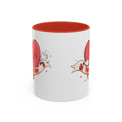Spread Joy Valentine’s Accent Coffee Mug (11oz, 15oz)