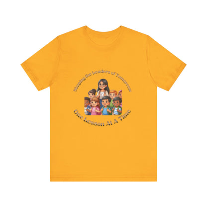 Shaping the Leaders of Tomorrow Unisex Jersey Short Sleeve Tee