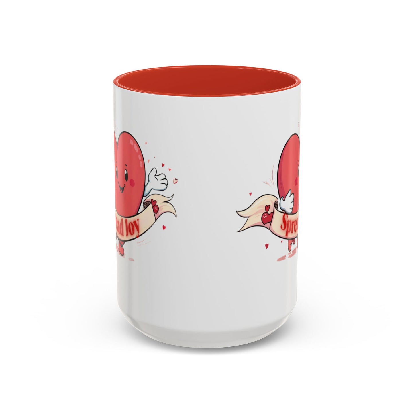 Spread Joy Valentine’s Accent Coffee Mug (11oz, 15oz)