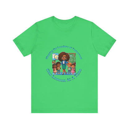 Shaping the Leaders of Tomorrow Unisex Jersey Short Sleeve Tee