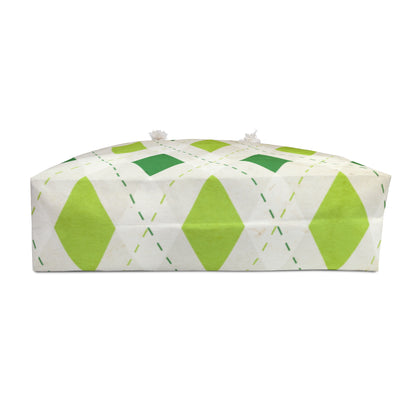 Weekender Bag St Patricks Green Diamonds