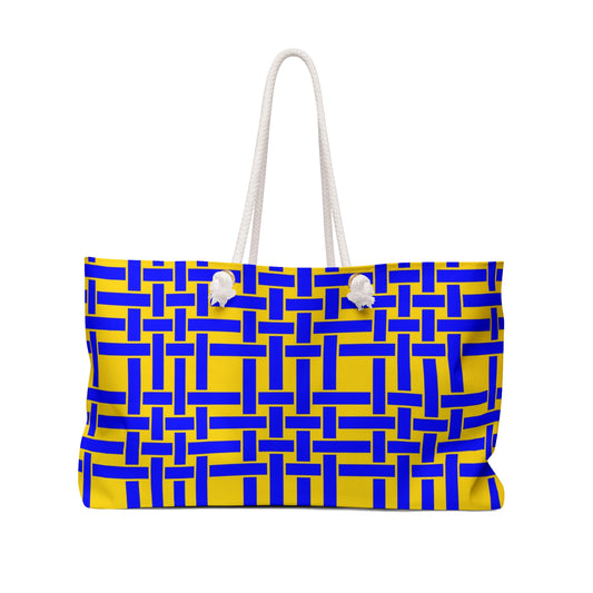 Weekender Bag Vibrant Woven Design