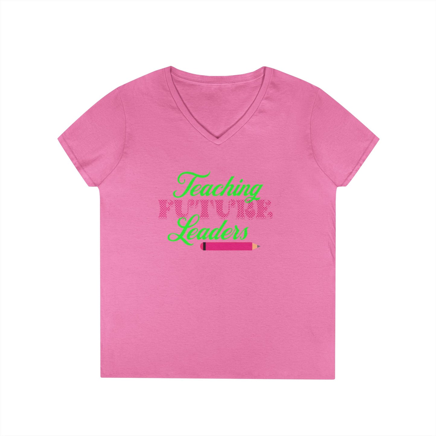 Teaching Future Leaders Ladies' V-Neck T-Shirt