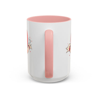 Spread Joy Valentine’s Accent Coffee Mug (11oz, 15oz)