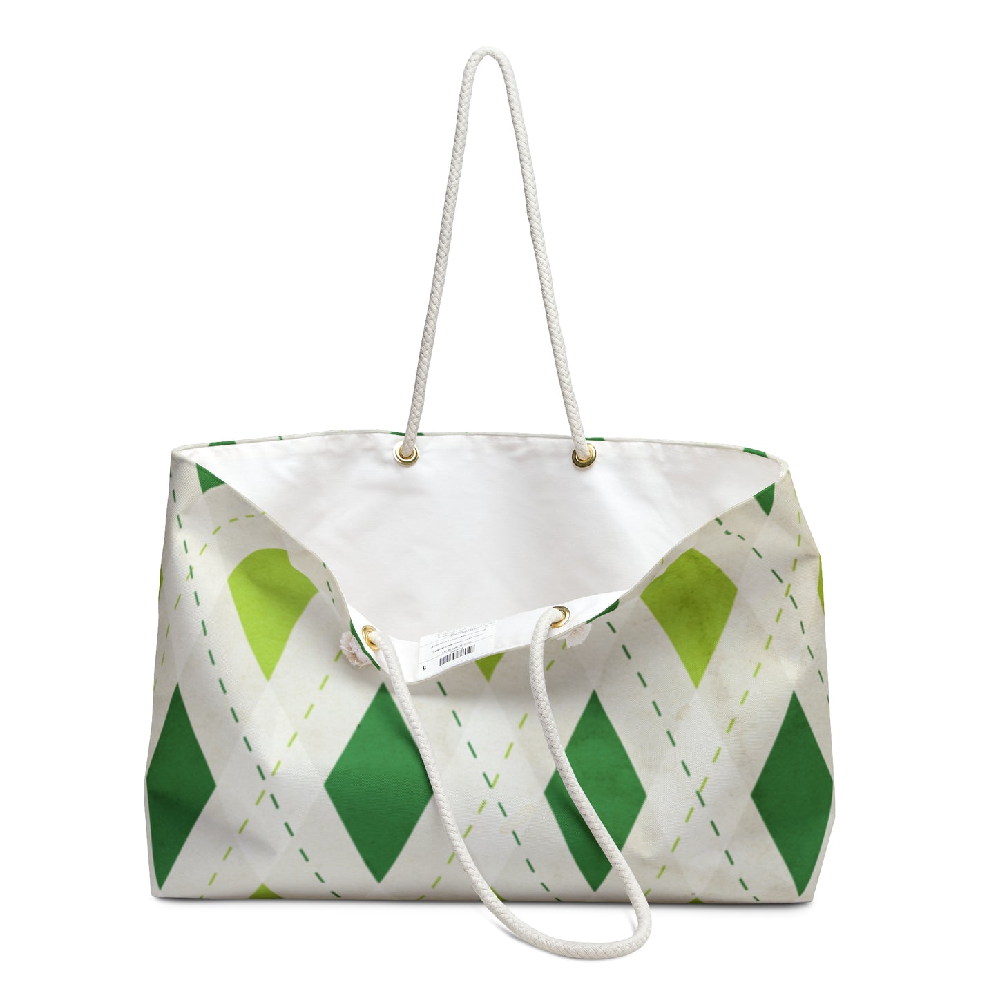 Weekender Bag St Patricks Green Diamonds