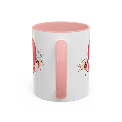 Spread Joy Valentine’s Accent Coffee Mug (11oz, 15oz)