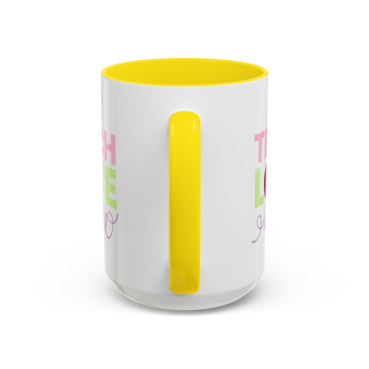 Teach Love Inspire Accent Coffee Mug